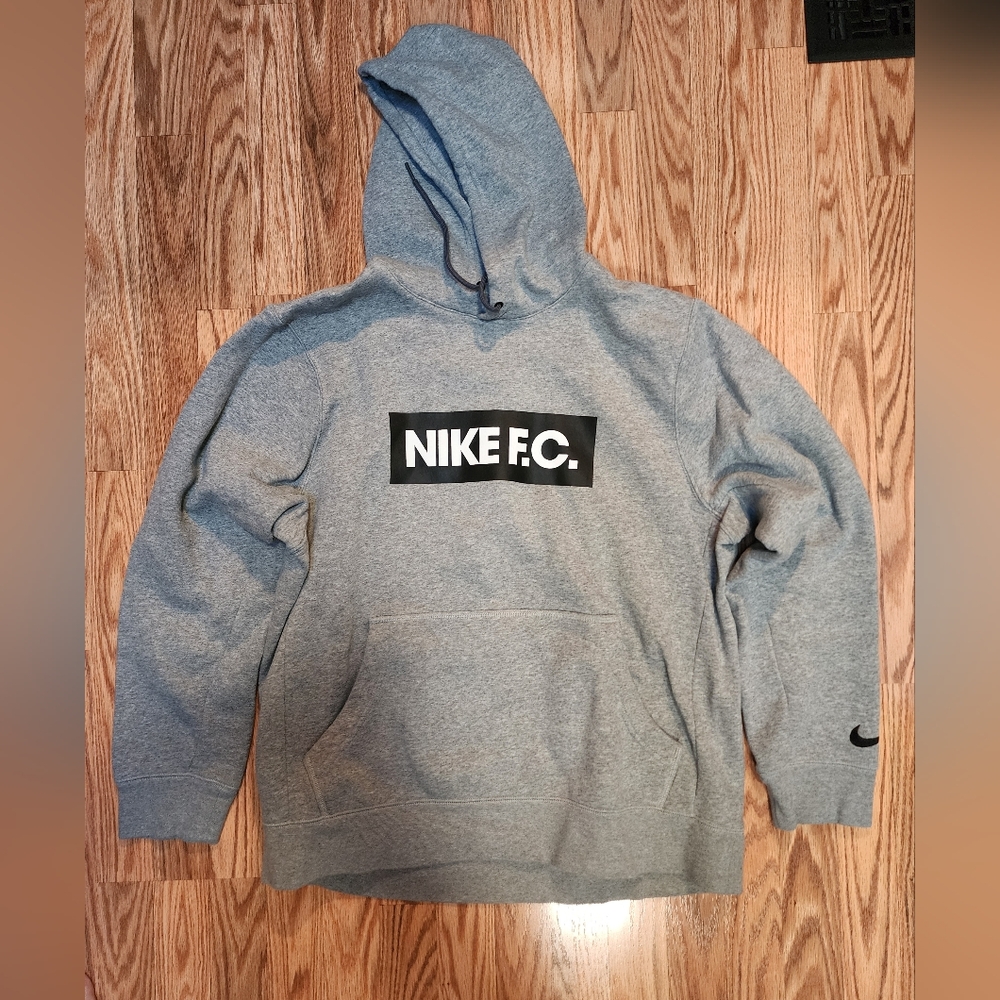 Nike F.C. Gray Hoodie